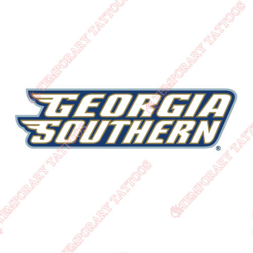 Georgia Southern Eagles Customize Temporary Tattoos Stickers NO.4480